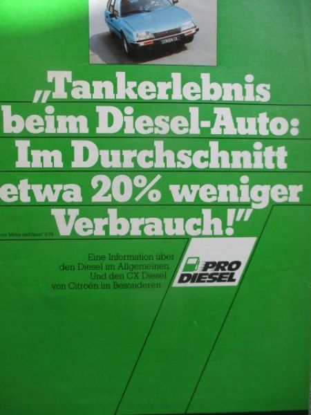 Citroen CX Diesel Juli 1981