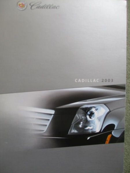 Cadillac 2003 Pressemappe