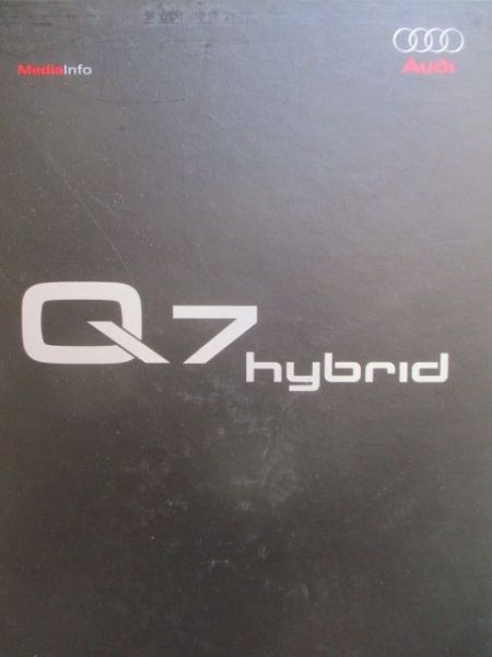 Audi Q7 hybrid Pressebox September 2005