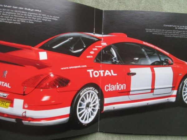 Peugeot 307 WRC Pressemappe +CD