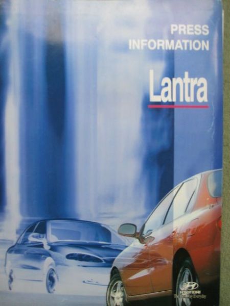 Hyundai Lantra Pressemappe 1996