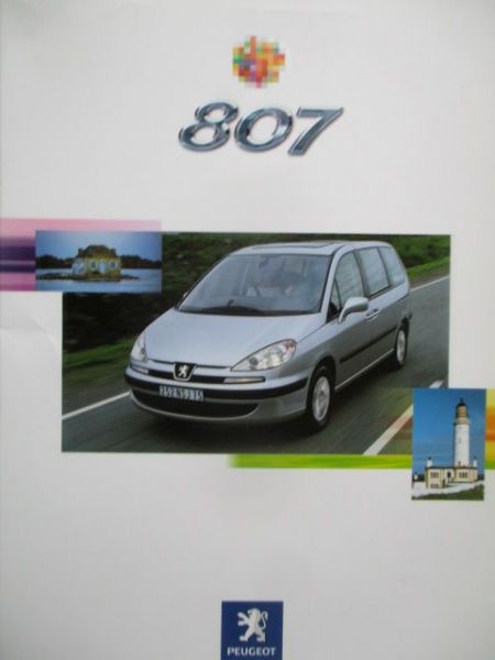 Peugeot 807 Pressemape Juni 2002