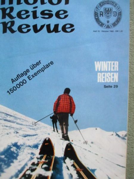 Motor Reise Revue Oktober 1968
