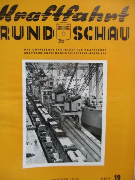 Kraftfahrt Rundschau Oktober 1950