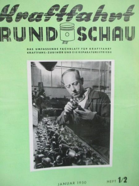 Kraftfahrt Rundschau Januar 1950