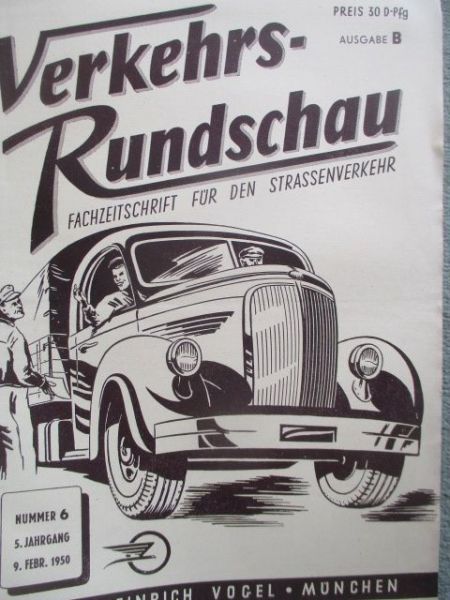 Verkehrs Rundschau 9. Februar 1950