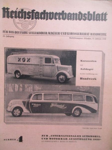 Reichsverbandsblatt 4/1939