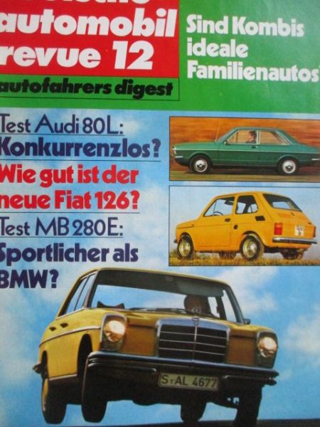 deutsche automobil revue 12/1972