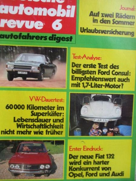 deutsche automobil revue 6/1972