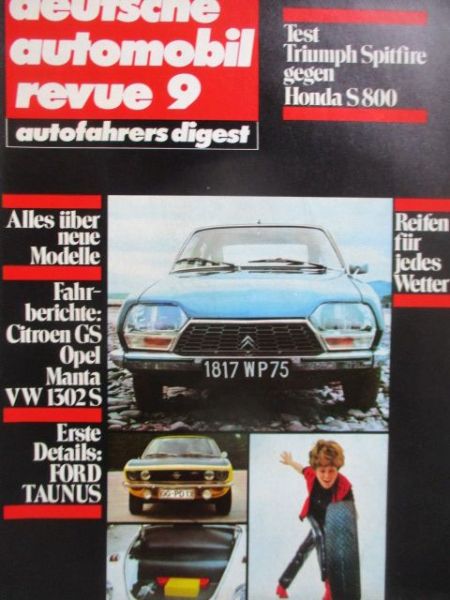 deutsche automobil revue 9/1970