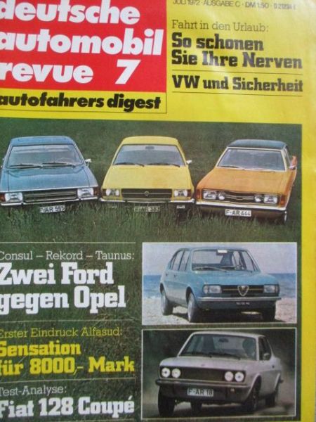 deutsche automobil revue 7/1972