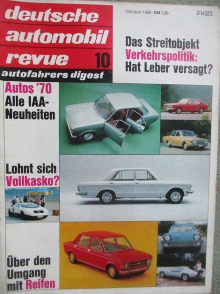 deutsche automobil revue 10/1969