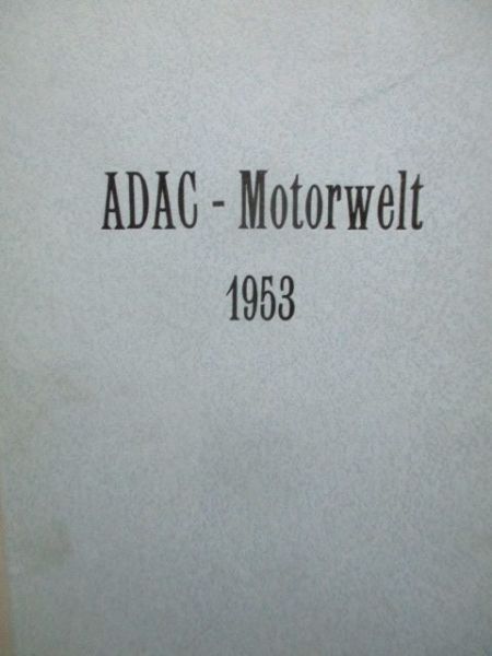 ADAC Motorwelt Jahrgang 1958