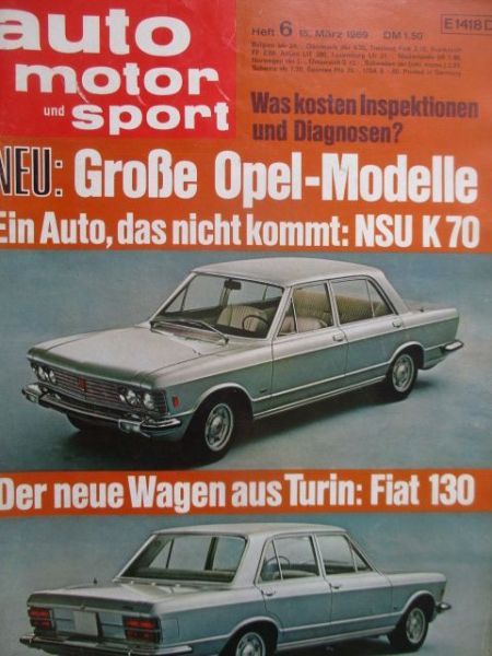 auto motor & sport 6/1969