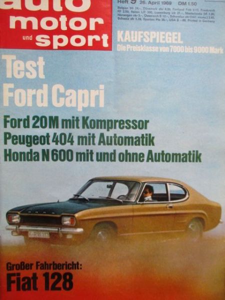 auto motor & sport 9/1969