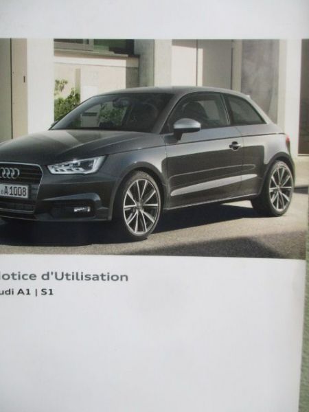 Audi A1 +S1 Sportback Typ 8X Notice d utilisation 11/2014