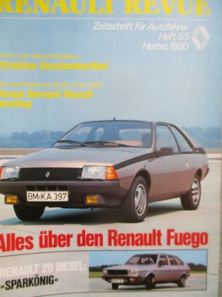 Renault Revue Herbst 1980