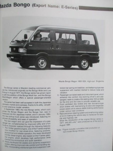 Mazda Press Information 1984