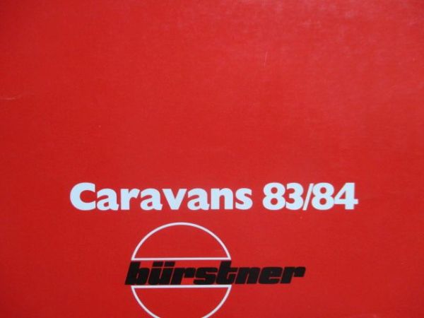 bürstner Caravans 83/84