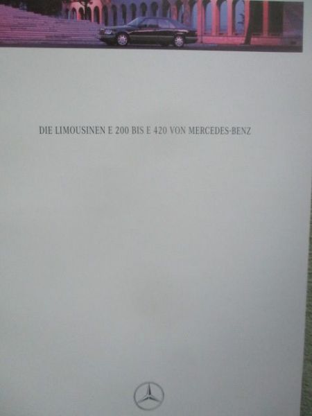 Mercedes Benz E200-E420 W124 Limousine August 1993