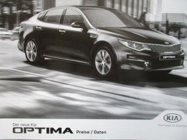 Kia Optima Preise/Daten Modelljahr 2018