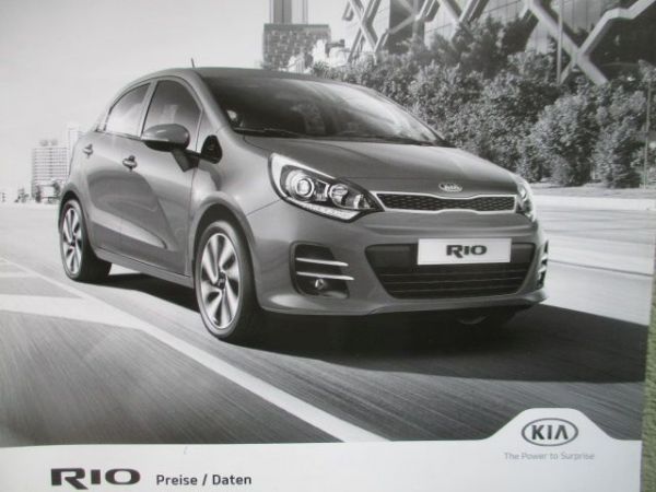 Kia Rio Preise/Daten Modelljahr 2015