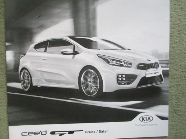 Kia Ceed GT Preise/Daten Modelljahr 2017