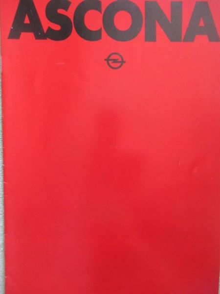 Opel Ascona B September 1979