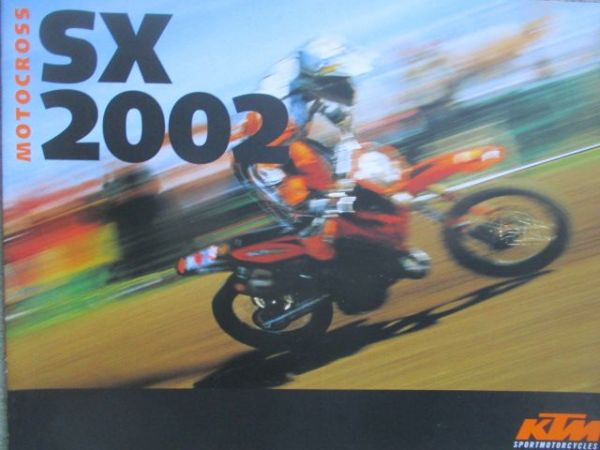 KTM Motocross SX 2002 Katalog