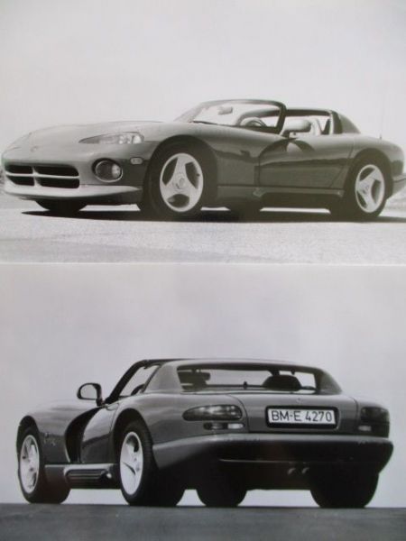 Chrysler Viper RT/10 1995 2 Fotos 12x20cm Format