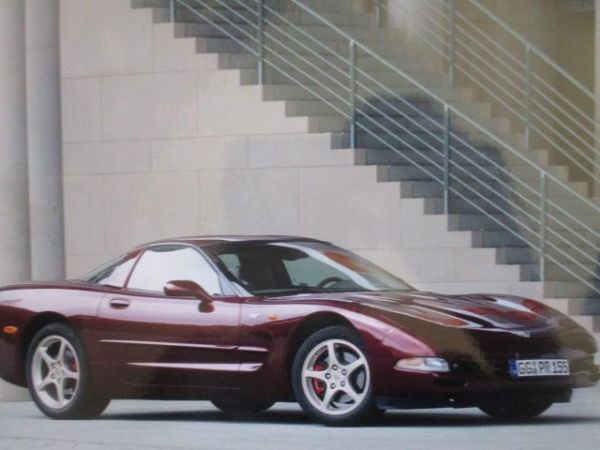 Chevrolet Corvette 50th Anniversary Edition 2002 15x21cm