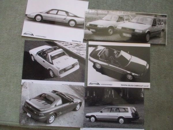 Toyota Pressefotos +Camry Stationwagon +M-2 T-bar Roof+Celica Cabriolet+FXV