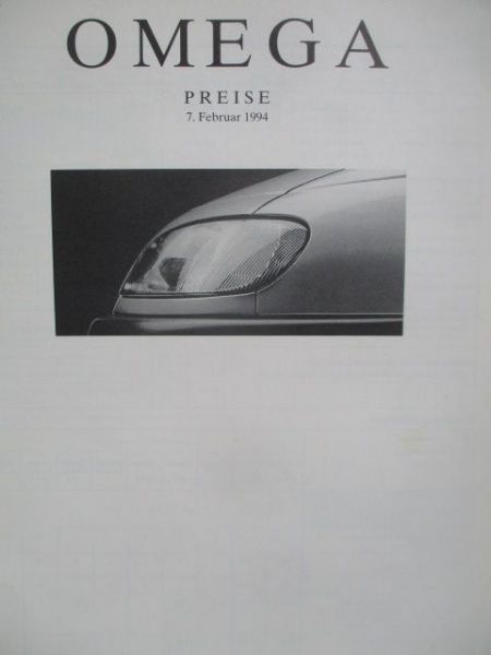 Opel Omega B 17.November 1994