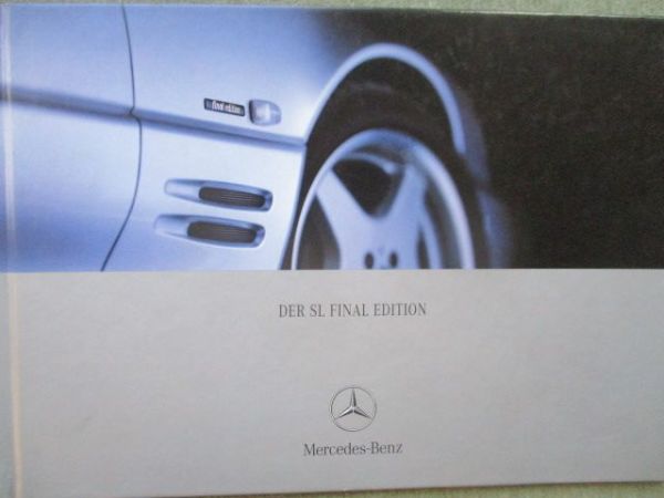 Mercedes Benz SL Final Edition Buch R129 Oktober 2000