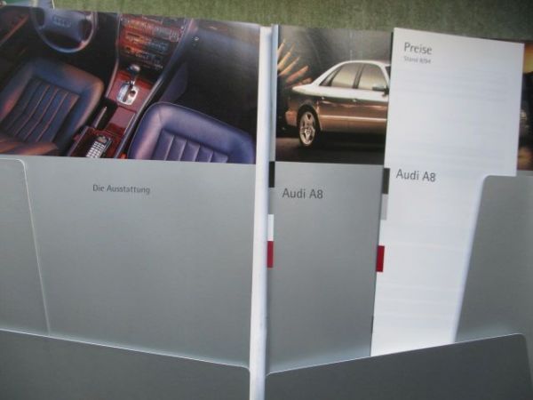 Audi A8 Prospektmappe August 1994