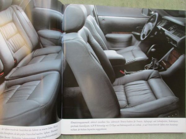 Renault Safrane (B54E) Großformat Katalog Januar 1994