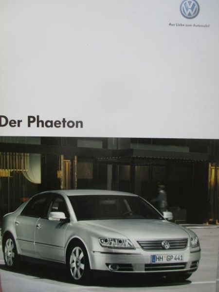 VW Phaeton Mai 2005+Preisliste