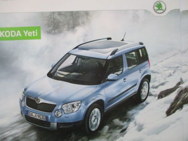 Skoda Yeti (5L) Katalog +Preisliste November 2012