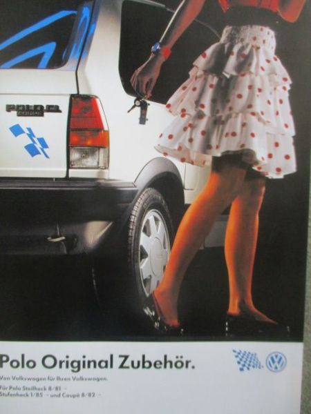 VW Polo Typ 86 Original Zubehör Oktober 1988