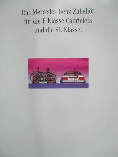 Mercedes Benz E-Klasse Cabriolets A124 + SL-Klasse R129 8/1994