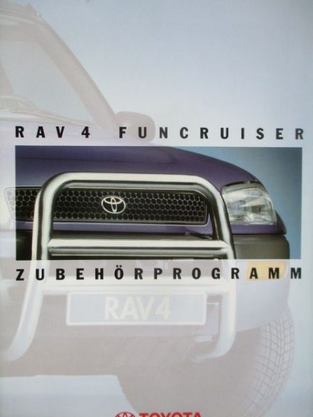 Toyota RAV4 Funcruiser Zubehör Programm Mai 1996