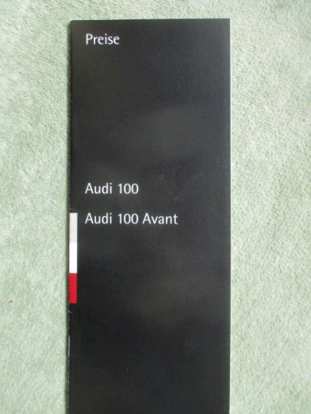 Audi 80 +Avant (B4) preisliste 1.1994