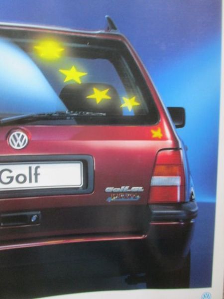VW Golf III 1HO Variant Europe August 1994