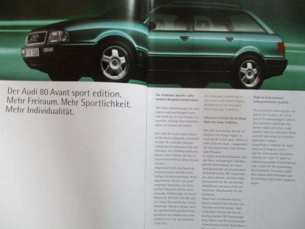 Audi 80 Avant sport edition (B4) Juli 1994