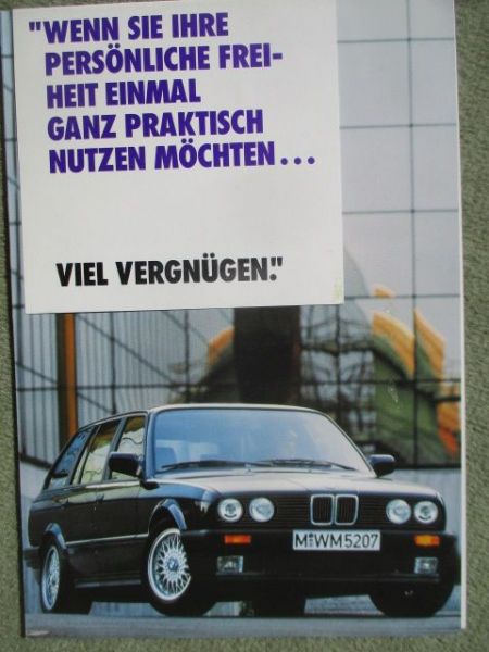 BMW 318i 320i 325i iX 324td E30 Touring Flyer