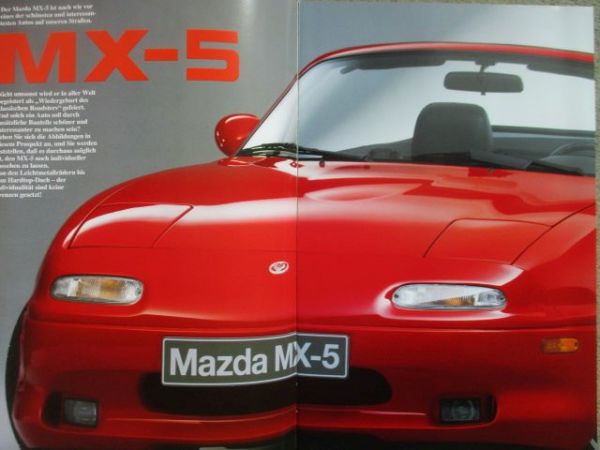 Mazda MX-5 (NA) Zubehör Juli 1994