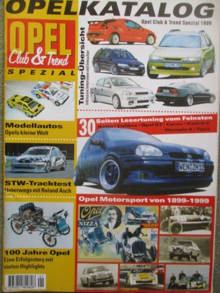 Opel Club & Trend Katalog Spezial 1999