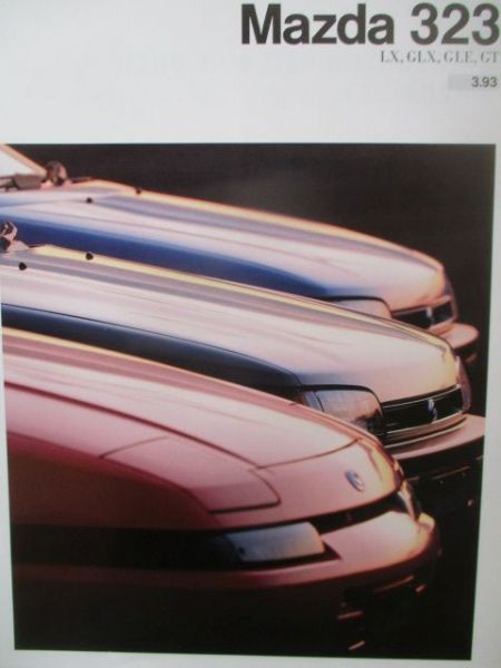 Mazda 323 LX GLX GLE GT 3.1993