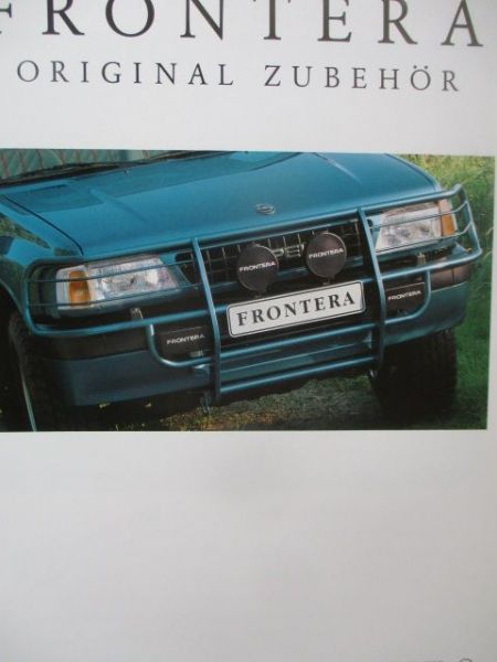 Opel Frontera Original Zubehör Januar 1992
