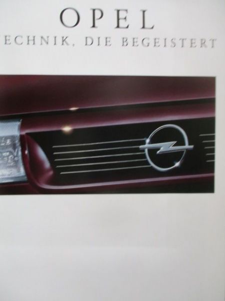 Opel Technik die begeistert September 1991